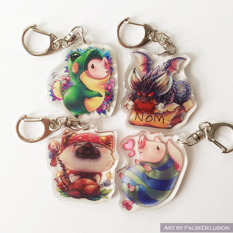 Monster hunter keychain deals