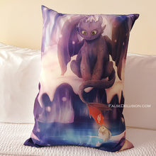 Load image into Gallery viewer, Toothless Pillowcase -MUST BE PURCHASED BY ITSELF