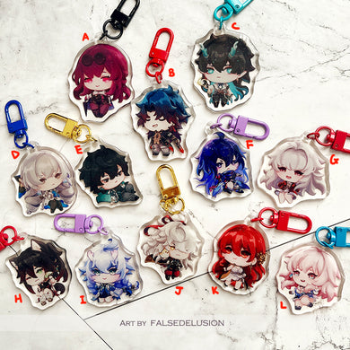 Honkaii Keychains