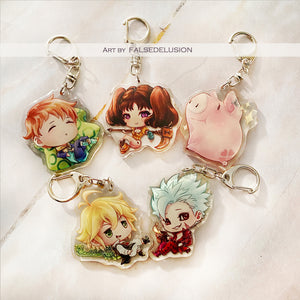 Seven Deadly Sins Keychains