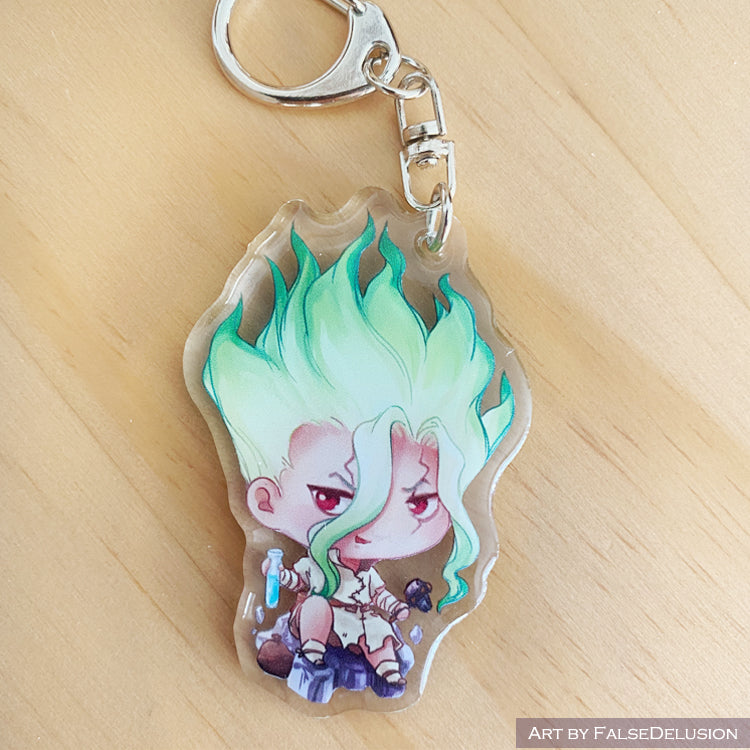 Dr Stone Senkuu Keychain