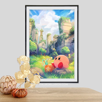 Kirby and the Forgotten Land poster