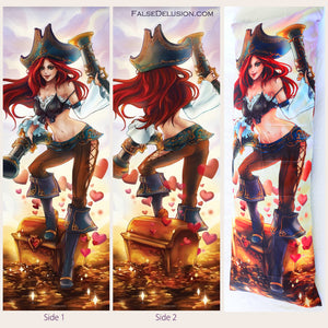 Miss Fortune Body Pillowcase -MUST BE PURCHASED BY ITSELF