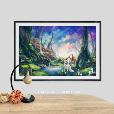 Ghibili Princess Mononoke poster