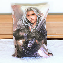 Load image into Gallery viewer, FF7 Sephiroth Pillowcase -MUST BE PURCHASED BY ITSELF